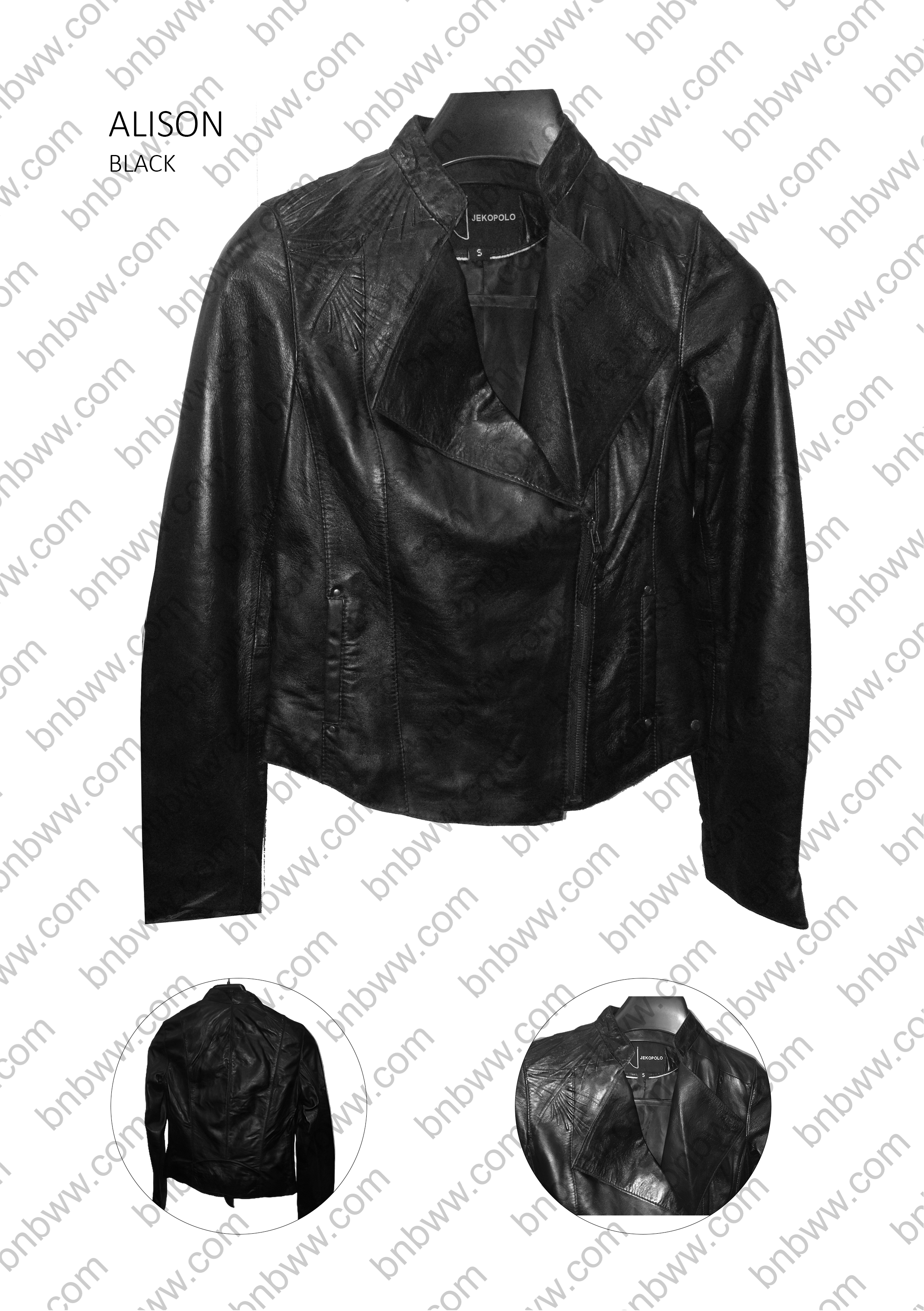 LADIES SHEEP LEATHER BLACK JACKET|Bnbworldwide